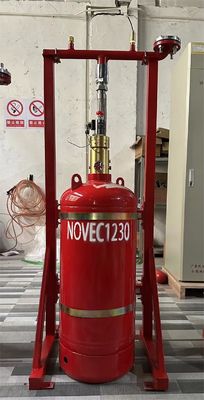 품질  40L Enclosed Flooding Novec 1230 Fire Suppression System Without Pollution For Storage Room 공장