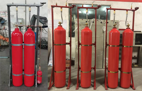 품질  70Ltr Carbon Dioxide Fire Extinguishing Systems CO2 Automatic Fire Extinguisher 5.7MPa 공장