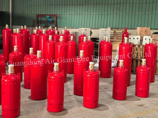 품질  High-quality FM200 Fire Extinguishing System Cylinder Without Residue For Telecommunication Room 공장