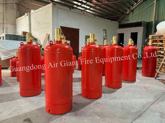 품질  FM200 Fire Suppression System Cylinder Without Residue For Library 공장