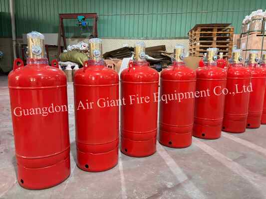 품질  Enclosed Flooding Novec 1230 Fire Suppression System Cylinder with 4.2MPa Storage Pressure and Residue-Free Design for Anechoic Chambers 공장