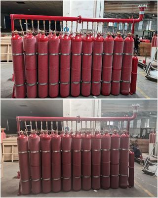 무향실을 위한 80Ltr 이너젠 IG541 불활성 가스 화재 진압 시스템