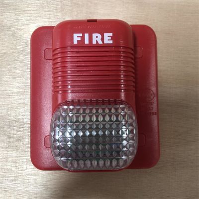 빨갛고 비핑 소리와 빛 경보를 번쩍이는 FM200 시스템 DC24V 화재 경보