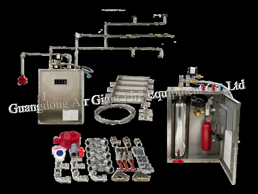 1 실린더 자동 부엌 소방 시스템