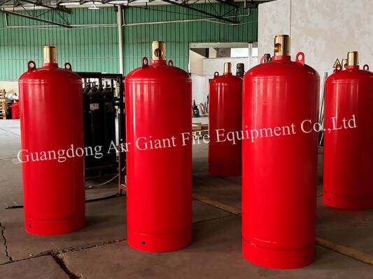 FM200 Gas System Cylinder Without Pollution For Battery Room